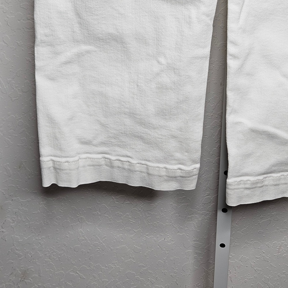 Maeve Anthropologie The Colette White Wide Leg Cropped Pants Womens Size 28 - Picture 4 of 9